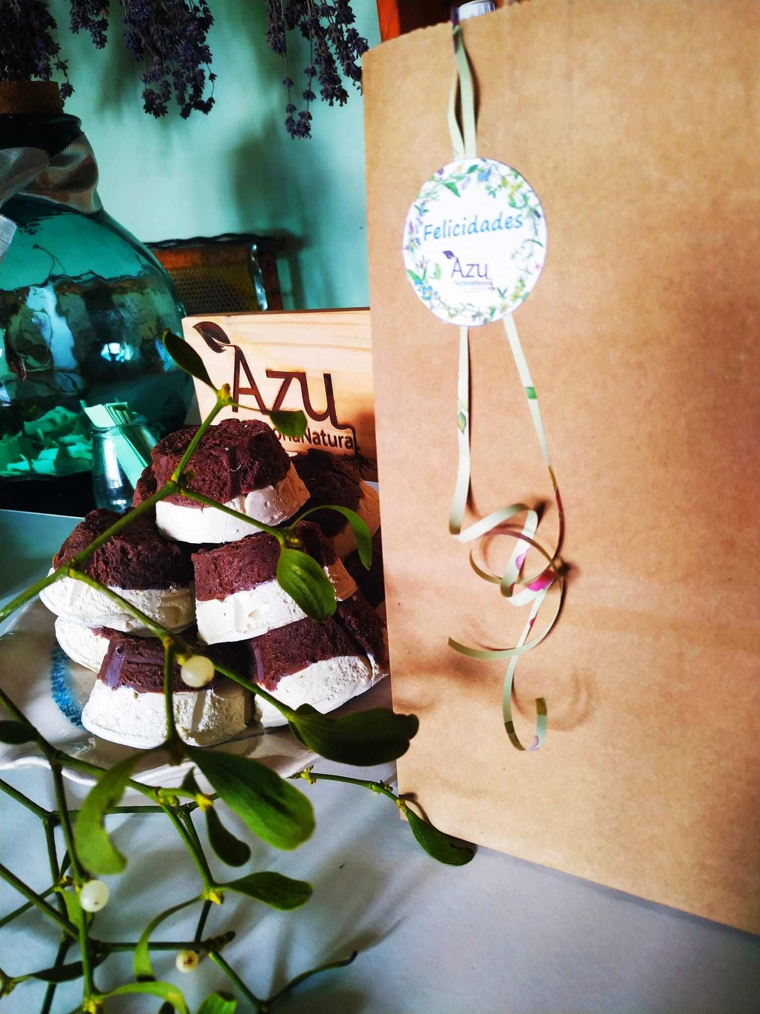 empaquetando jabones bombones