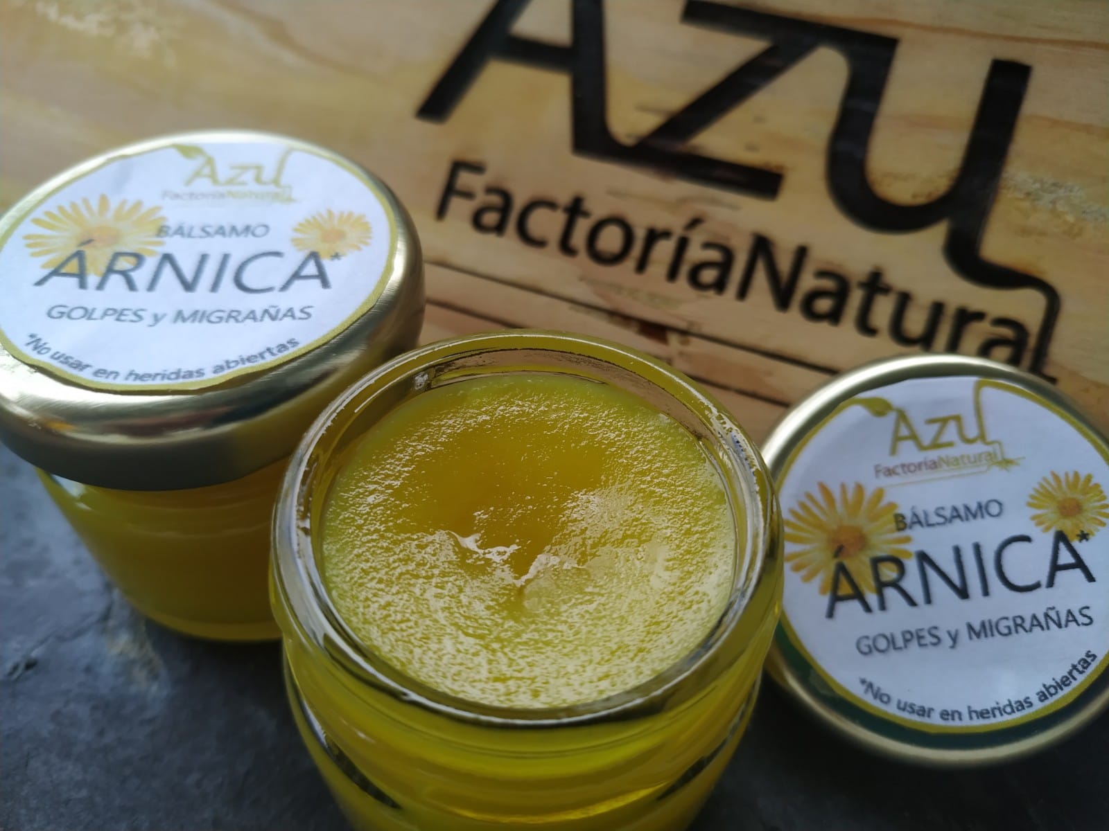 balsamo árnica golpes y migrañas